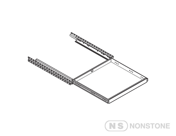 ME Series 19＂Rack Accessories 19＂Rack Pull-Out Shelf